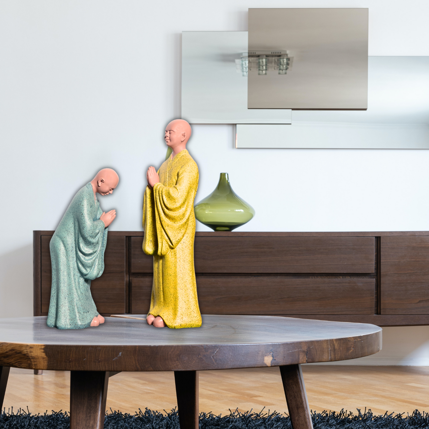 Surreal Monk of the World(set of -2)