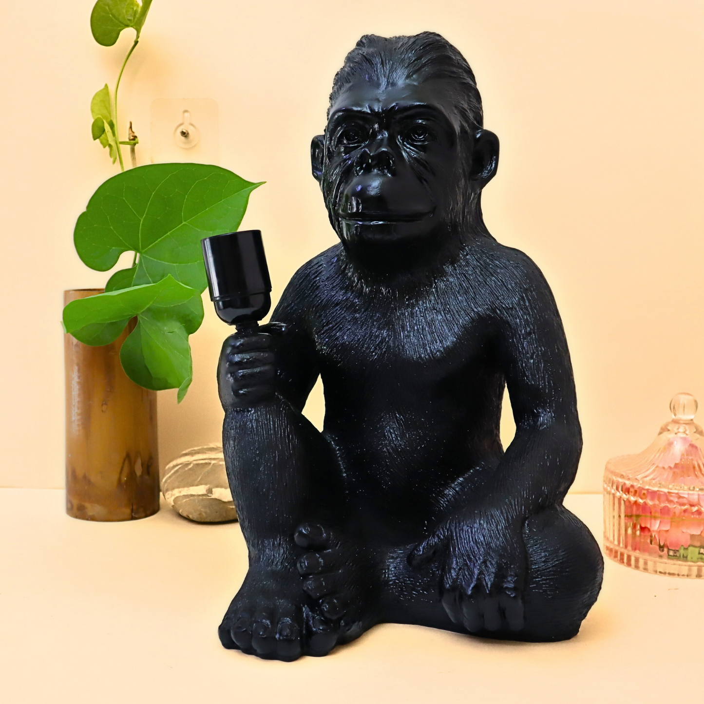 Sophisticated Gorilla Table Lamp for Artistic Decor