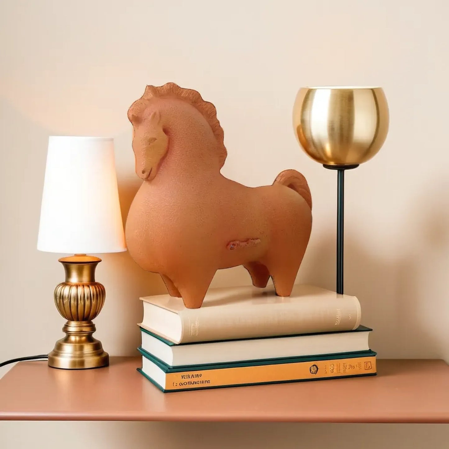 Handcrafted Horse Table Accent