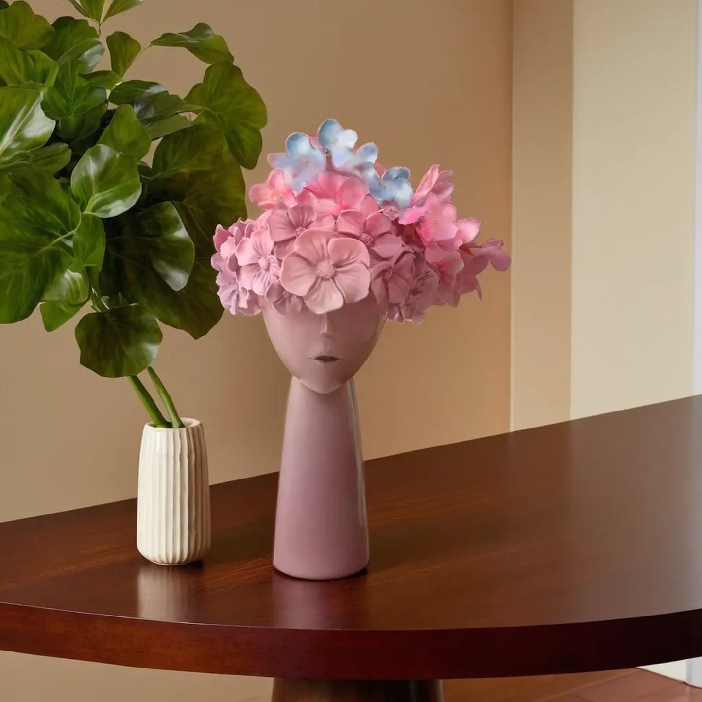 Surreal Faces Table Planters