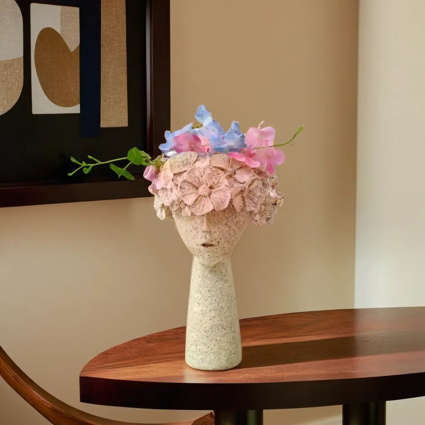 Surreal Faces Table Planters