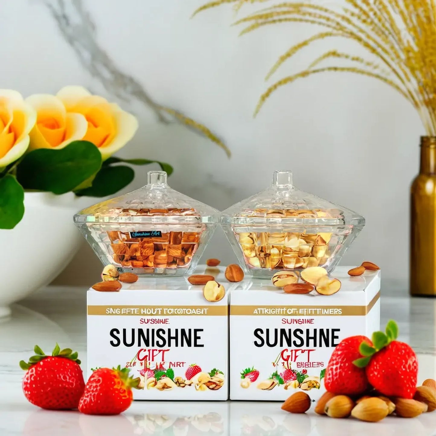 Multi-Use Glass Jar with Secure Glass Cover