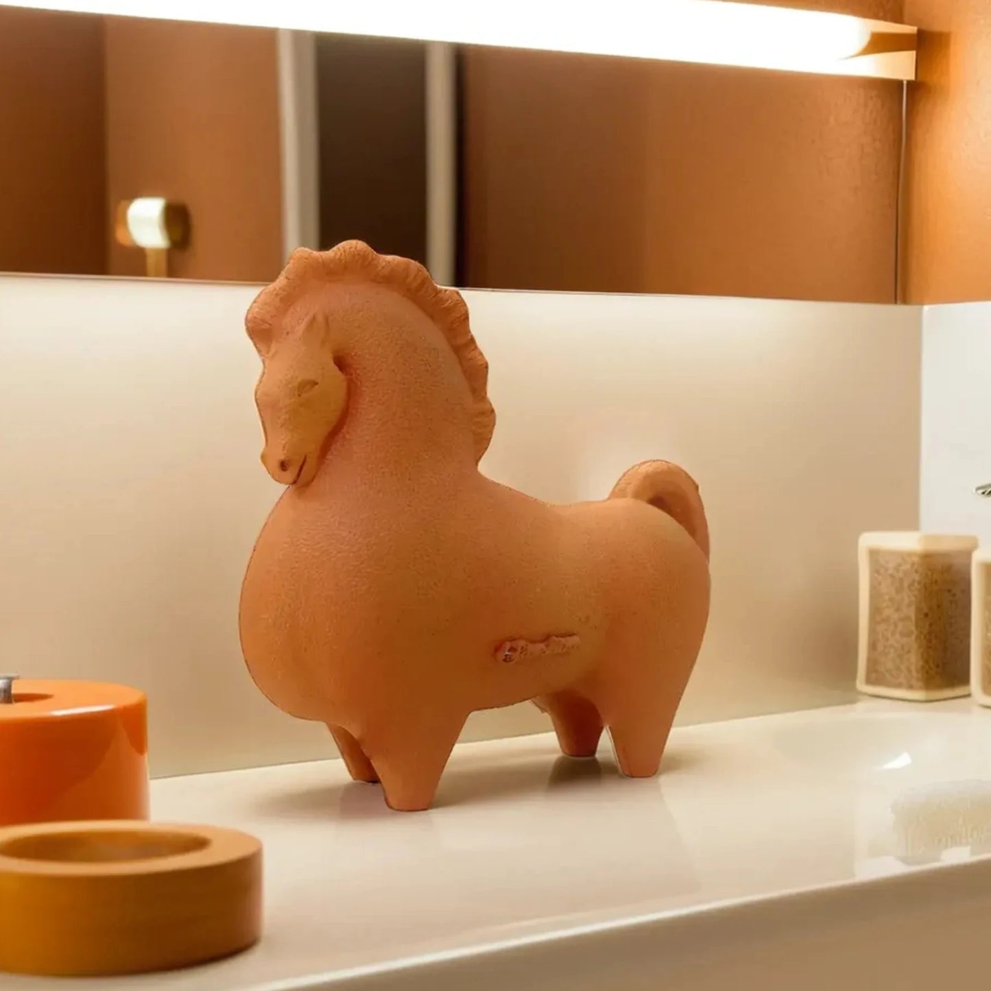 Handcrafted Horse Table Accent