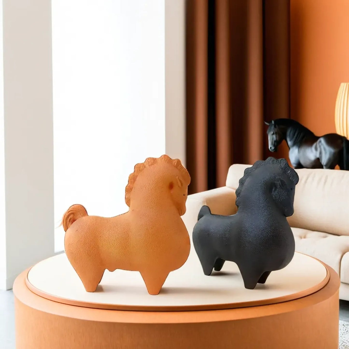 Handcrafted Horse Table Accent