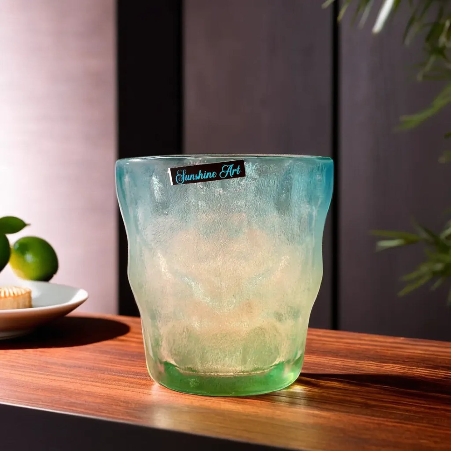 Premium Frosted Glass with Stunning Glacier Design