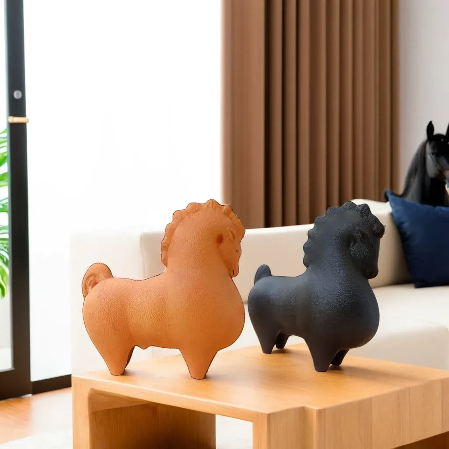 Handcrafted Horse Table Accent