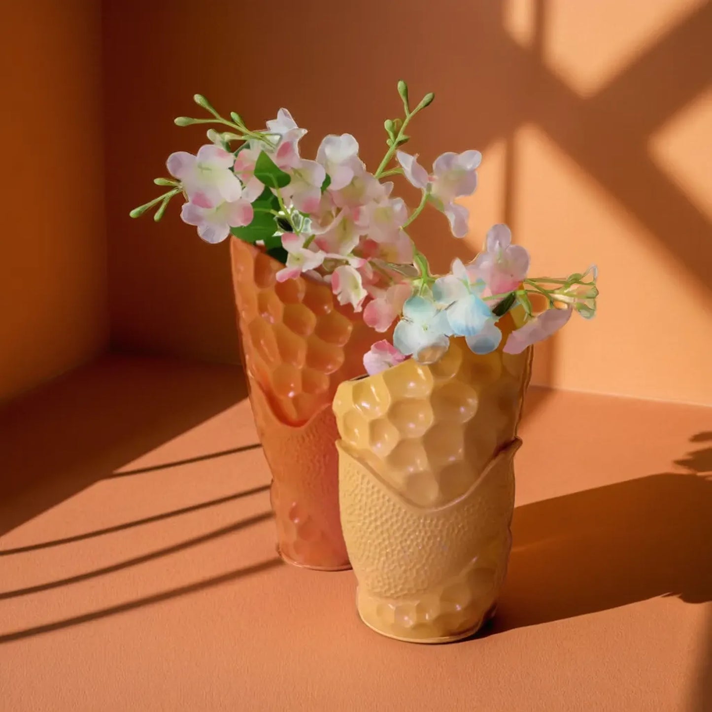Decorative Enchanted Bloom Vase for Living Room Accents