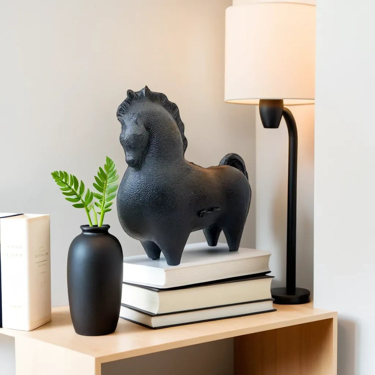 Handcrafted Horse Table Accent