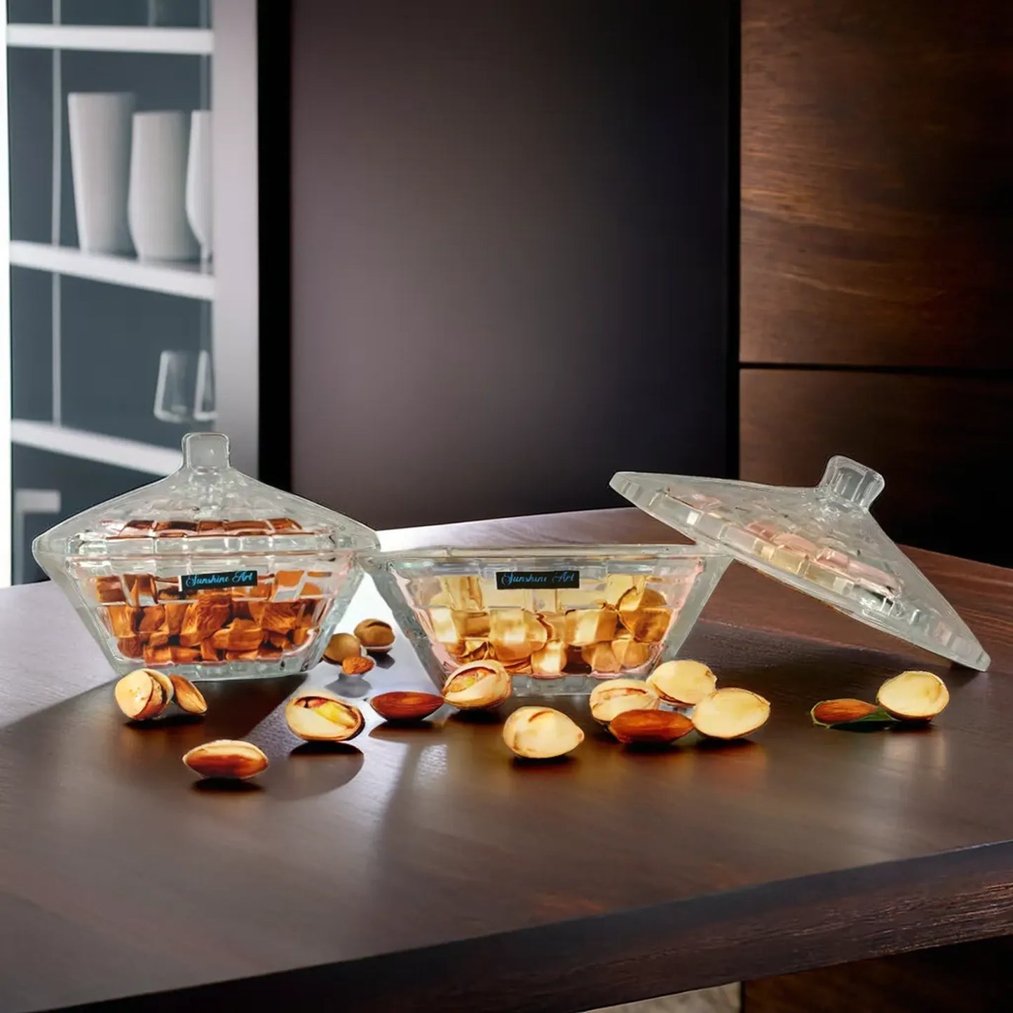 Versatile Glass Container with Lid for Various Storage Needs