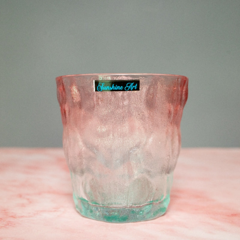 Sophisticated Frosted Glass Featuring Intriguing Glacier Pattern