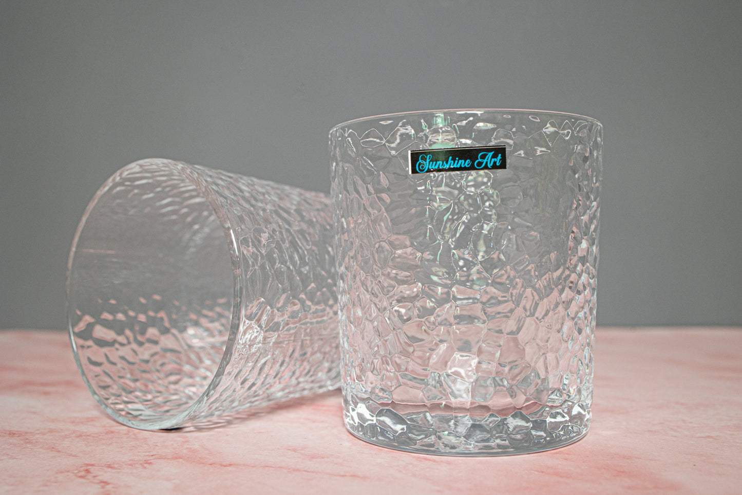 Modern Cubic Pattern Drinkware Set, Perfect for Any Occasion