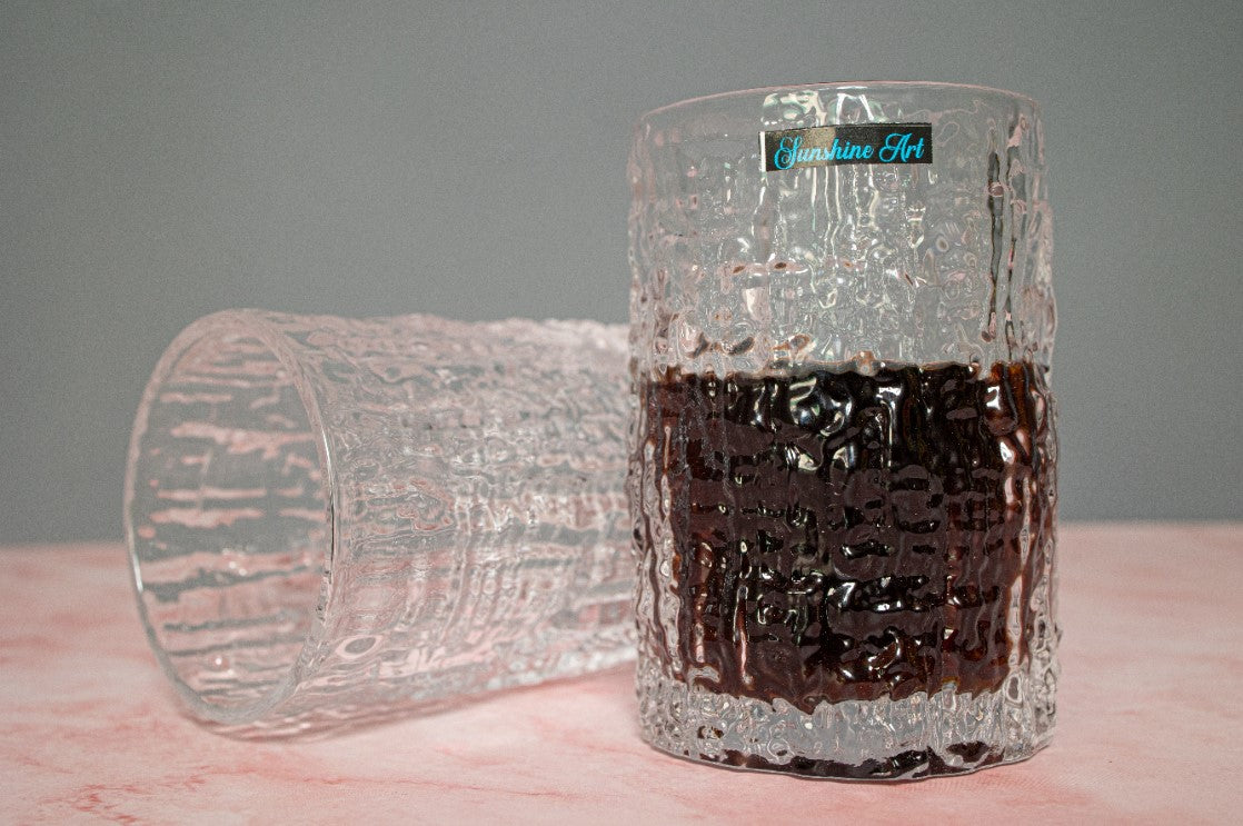 High-Quality Double-Walled Chisel Charm Glass Set for Stylish Drinkware
