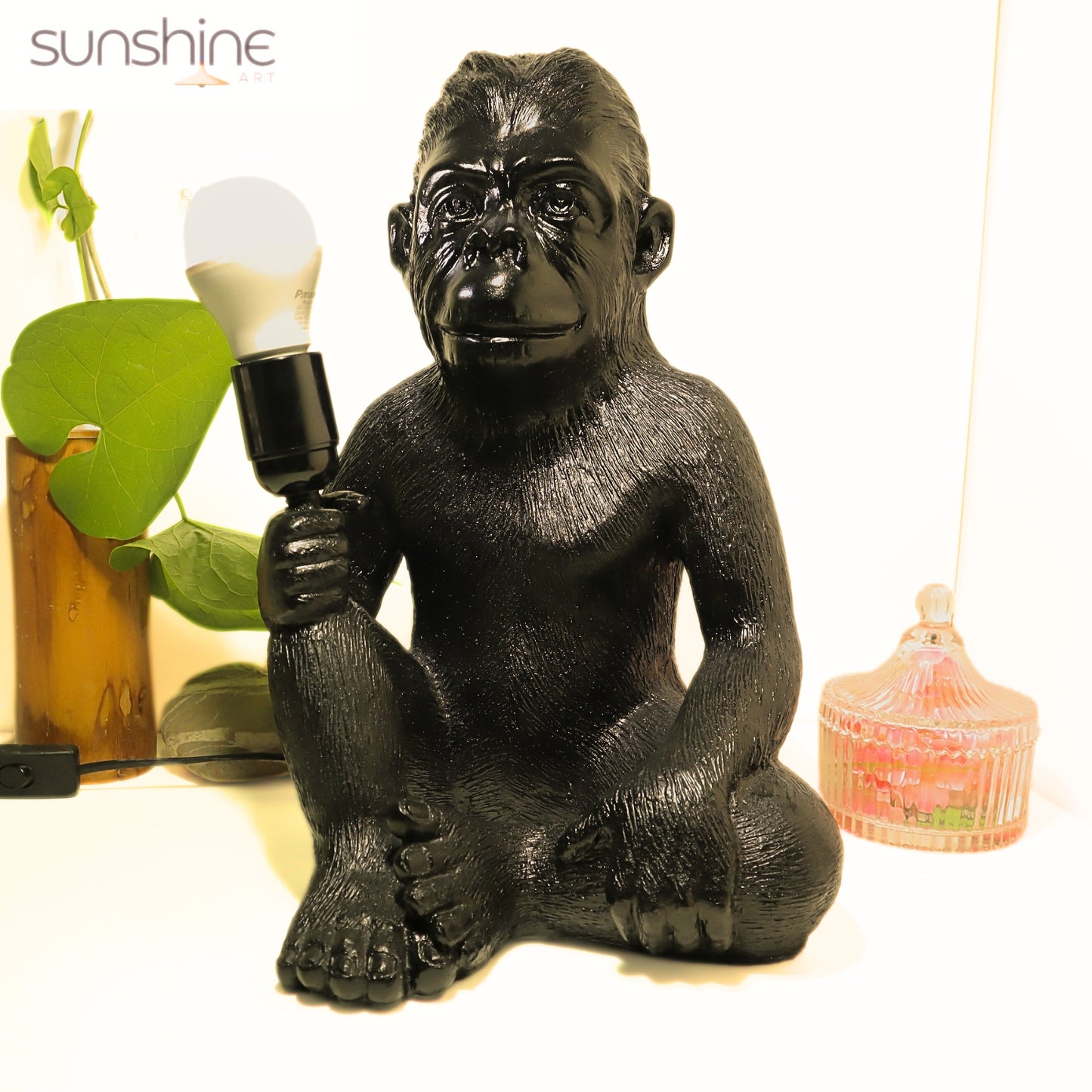 Realistic Gorilla Lamp for Statement-Making Home Decor