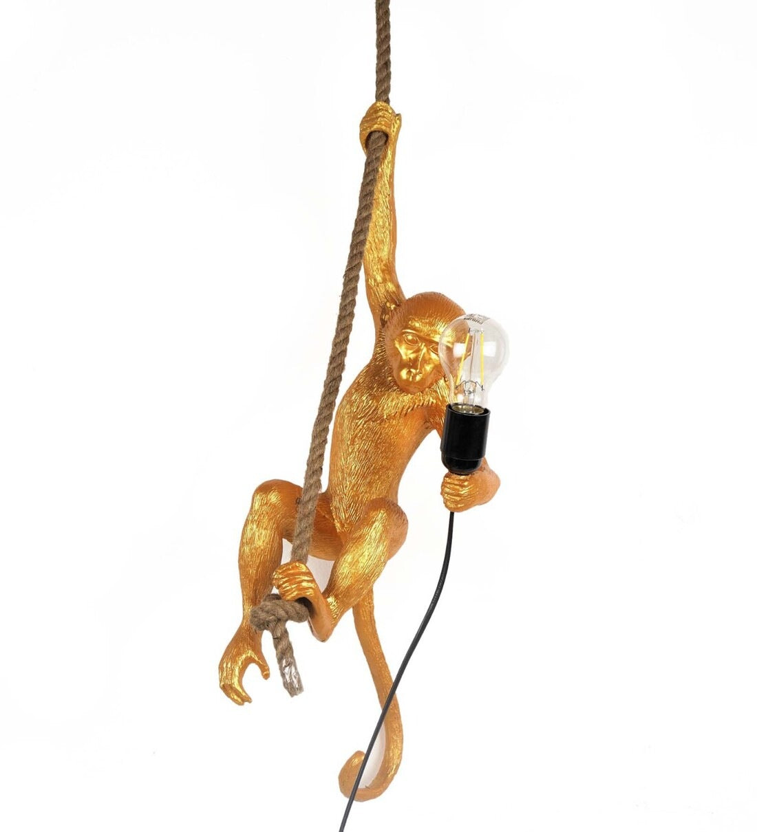 Contemporary Hanging Monkey Art Lamp
